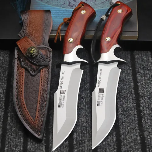 Miniatura 4 de WPKOPYA WZD-006 Cuchillo de caza fijo con cuchillo táctico de vaina, adecuado para caza en la selva, senderismo, pesca, rescate y autodefensa, EDC