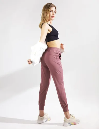 Miniatura 5 de AJISAI - Pantalones deportivos para mujer con cordón y bolsillos, para correr y relajarse