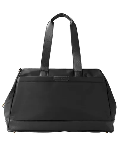 Miniatura 10 de Skip Hop Bolsa de pañales: icónico Duo Weekender, capacidad extra grande con cambiador y accesorio para cochecito, mezcla gris