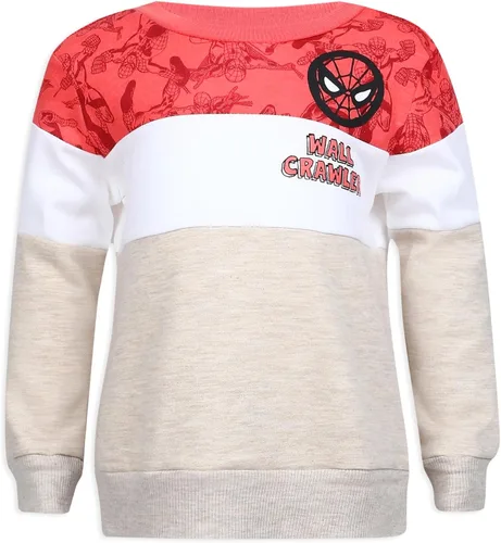 Miniatura 2 de Marvel Spiderman - Conjunto de camiseta, sudadera y pantalón corto para niños pequeños - Rojo