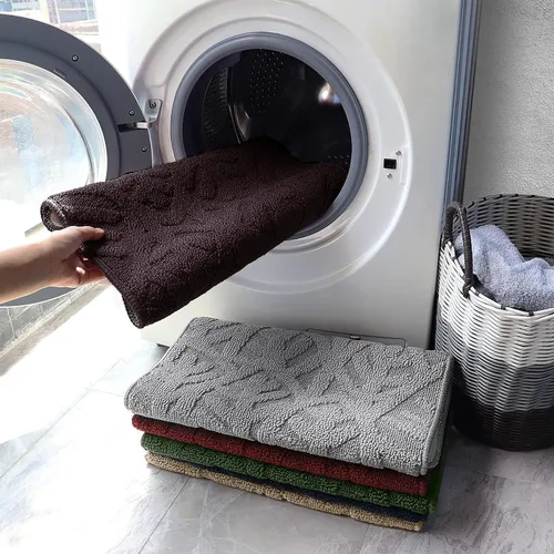 Miniatura 2 de TOONOW Tapetes de Interior para Puerta Delantera, 32"x17 pulgadas, Alfombra de Cocina de Perfil Bajo Lavable a Máquina, Tapete de Entrada