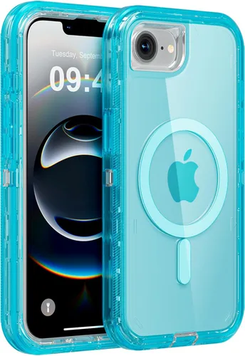 Miniatura 67 de Follaroma para iPhone 17 Pro Max, Funda Compatible con MagSafe, Funda Magnética Transparente de Doble Capa, Funda Resistente Anti-Caída y a Prueba