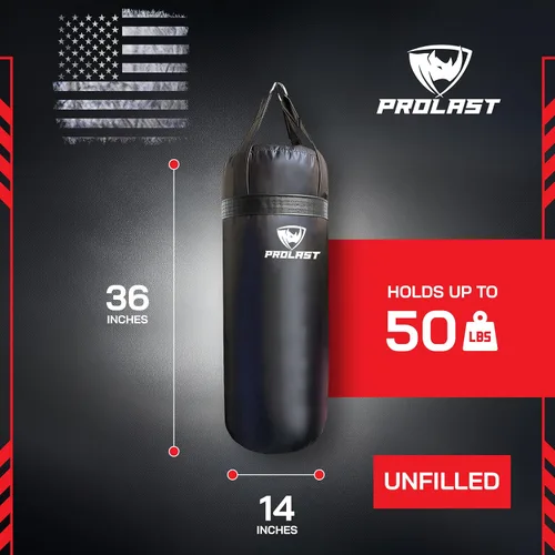 Miniatura 4 de Saco de boxeo para experimentados y principiantes, boxeo, MMA, artes marciales, equipo de entrenamiento de Muay Thai, colgante, 3 pies, 50 libras