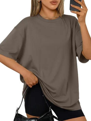 Miniatura 252 de Trendy Queen - Camisetas de entrenamiento de moda para mujer, camisetas atléticas de manga corta para verano y primavera, disponibles en tallas