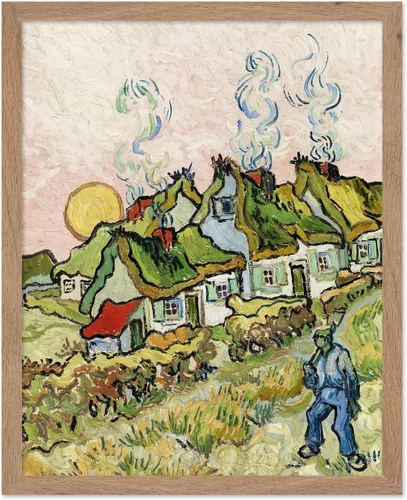 Miniatura 63 de Poster Master Póster clásico de Van Gogh, impresión impresionista vintage, regalo para artista, pintor, autorretrato, sombrero de paja, dibujo