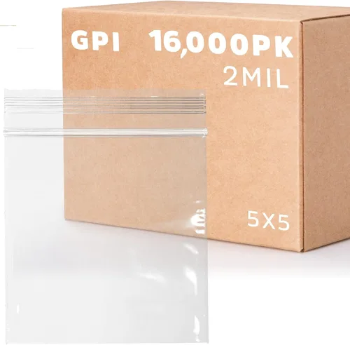 Miniatura 9 de 3" x 5," 2 Mil Claro Reclosable cierre de cremallera Lock Bolsas, caso de 1.000