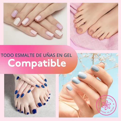 Miniatura 7 de Lámpara para las uñas con 4 ajustes de temporizador SUN2C 48 W LED UV de SUNUV, sensor para uñas de gel y el curado de las uñas del pie rosa (A-Rose)