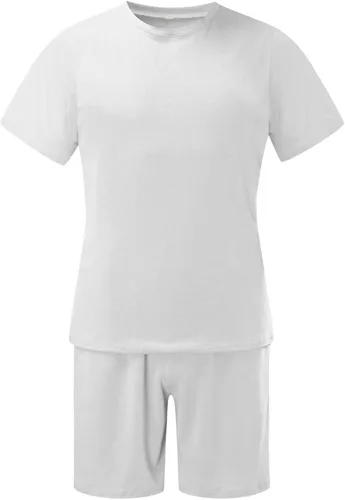 Miniatura 4 de Conjunto de 2 piezas de verano para hombre 2023, camisas de manga corta y pantalones cortos deportivos, conjunto deportivo