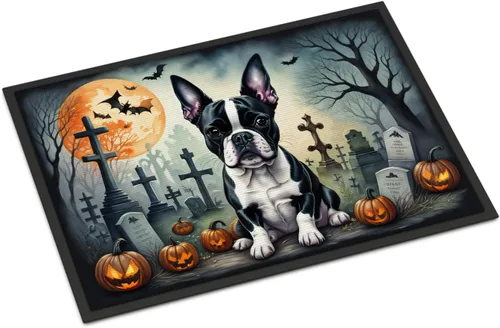 Miniatura 53 de Caroline's Treasures DAC2011MAT - Felpudo de Halloween espeluznante con diseño de Beagle, de 18 x 27 pulgadas, para interiores y exteriores