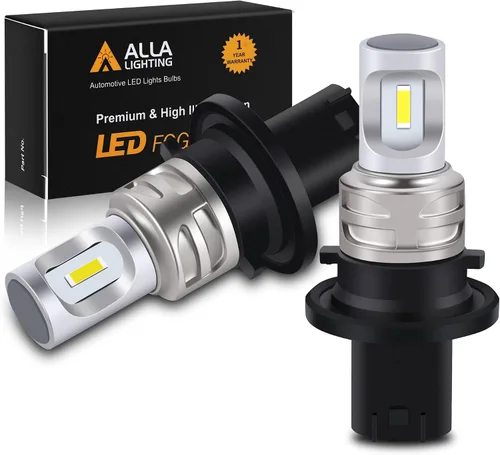 Miniatura 8 de Alla Lighting 12188NA PSY24W focos LED para intermitentes amarillos 12180 12188NAC1 5200S, lámparas de repuesto