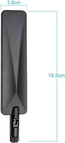 Miniatura 4 de Bingfu Antena celular 4G LTE RP-SMA macho 9dBi paquete de 10 unidades para cámara de juego de senderos, enrutador inalámbrico, compatible