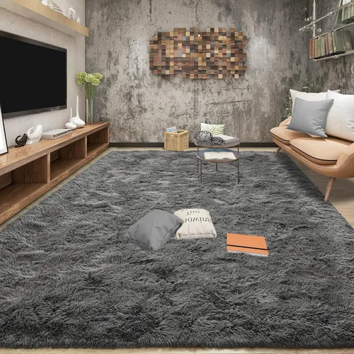 Miniatura 28 de Tepook Alfombras súper suaves y esponjosas para sala de estar, alfombras de área de 8 x 10 pies para dormitorio, alfombra moderna peluda, alfombras