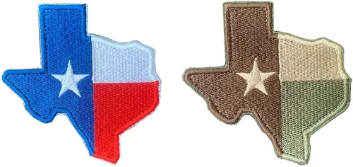 Miniatura 11 de Zcketo Paquete de 2 paquetes de insignia táctica de combate militar con gancho y bucle de modo bestia bordado para ropa militar, ropa, sombreros, K9