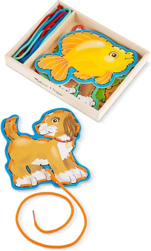 Miniatura 4 de Melissa & Doug, mascotas para atar y seguir, Multicolor