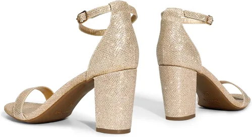 Miniatura 3 de DREAM PAIRS - Sandalias de tacón grueso y bajo para mujer