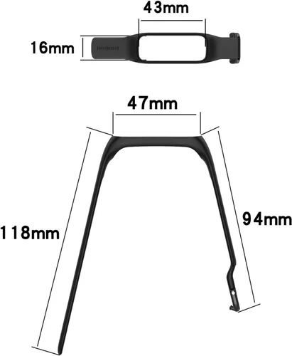 Miniatura 7 de Compatible con accesorios de correa de silicona de repuesto para Samsung Galaxy Fit 2 Band