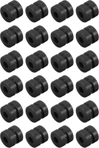 MECCANIXITY Bolas de goma antivibración RC para RC F4 F7 controlador de vuelo RC Drone Accesorios M2x4mm (Negro), paquete de 12