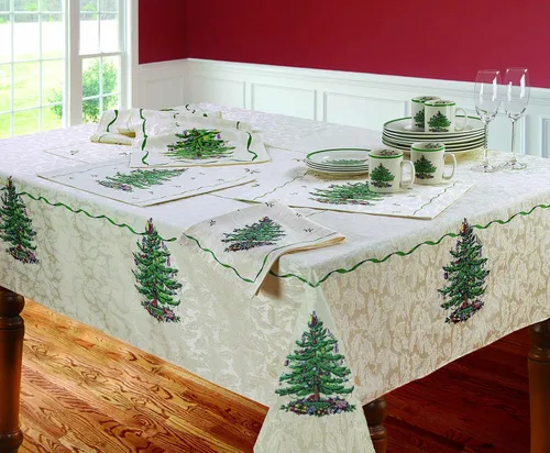 Miniatura 2 de Spode - Camino de mesa, accesorios de cocina navideños, decoración navideña del hogar (Colección Árbol de Navidad Spode, 14" x 72")