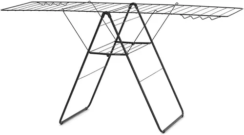 Miniatura 17 de Brabantia HangOn - Tendedero de ropa 82 pies (82.0 ft) Gris metálico Soporte grande para ropa interior con 2 alas plegables y ganchos