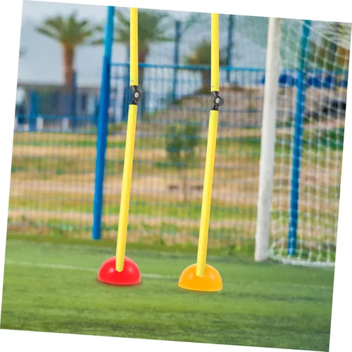 Miniatura 5 de BESPORTBLE 1 juego de bastones de agilidad de entrenamiento de fútbol, equipo de entrenamiento de fútbol para atletismo, regates y coordinación