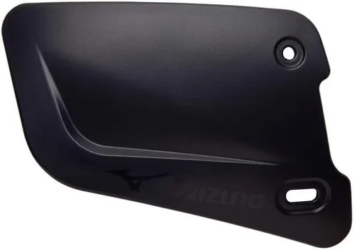 Mizuno Protector facial para bateadores, negro, bateador de mano derecha, espuma, plástico