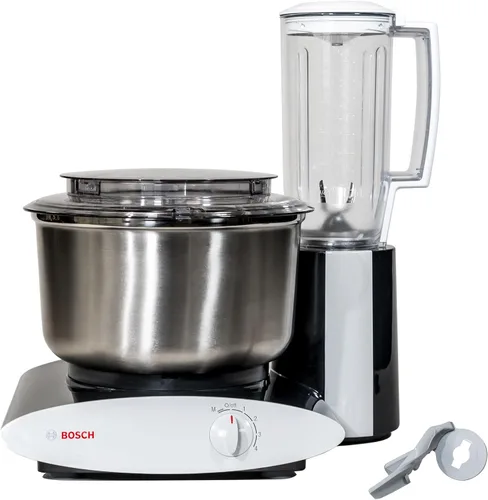 Miniatura 12 de Bosch Universal Plus- Batidora de pie con paquete de accesorios NutriMill Baker's Pack que incluye raspador de tazón, paletas para galletas