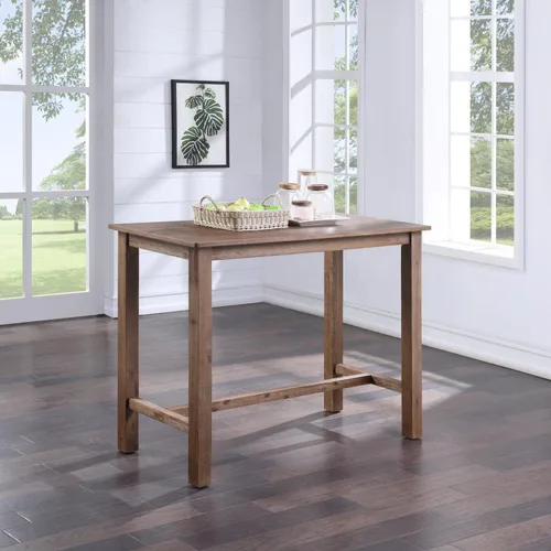 Miniatura 6 de Boraam Sonoma Pub Table - Cepillo de alambre de madera de granero