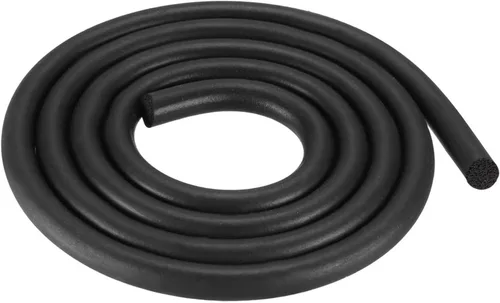 Miniatura 23 de uxcell Tira de sello de goma de espuma, 3mm (1/8") de diámetro, 10 metros (32.81 pies) de largo, EPDM redondo para sellos de bricolaje, almacenes