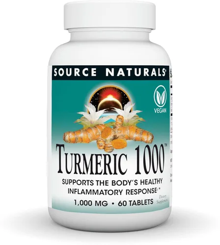 Miniatura 7 de Source Naturals Cúrcuma 1000, apoya la respuesta inflamatoria saludable del cuerpo*, 1,000 mg - 30 tabletas