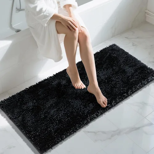 Miniatura 50 de Yimobra - Alfombra grande para baño antideslizante de 36x24 pulgadas, extra gruesa y suave, absorbente de felpilla, alfombras de baño lavables a