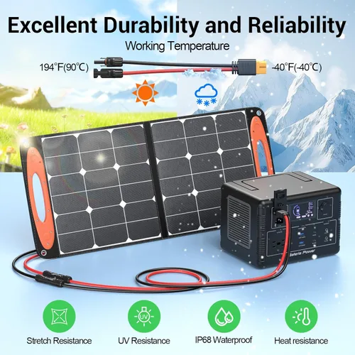 Miniatura 6 de Bateria Power Cable de extensión de conector solar de 10 pies a XT60, panel solar de 12 AWG a cable de extensión de carga XT60 para panel solar
