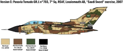 Miniatura 8 de Italeri 2783S-1:48 Tornado Size 1/IDS-Gulf War, Modelo, Unlackiert