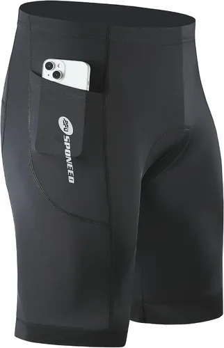 Miniatura 109 de sponeed Pantalones cortos de ciclismo para hombre, pantalones acolchados para ciclismo, ropa de ciclismo