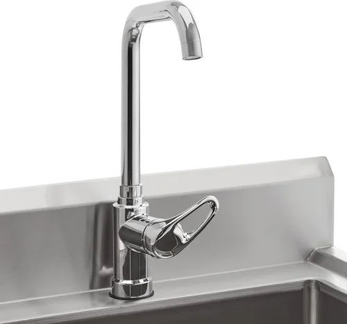 Miniatura 4 de ROCKPOINT Fregadero de acero inoxidable para preparación y utilidad, fregadero comercial hecho a mano con 14 pulgadas de profundidad x 18 pulgadas