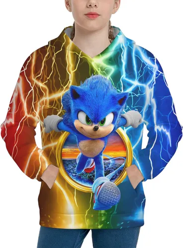 Miniatura 4 de OGPRV Sudadera con capucha de moda para niños y niñas, impresión 3D para adolescentes, sudadera con capucha de anime