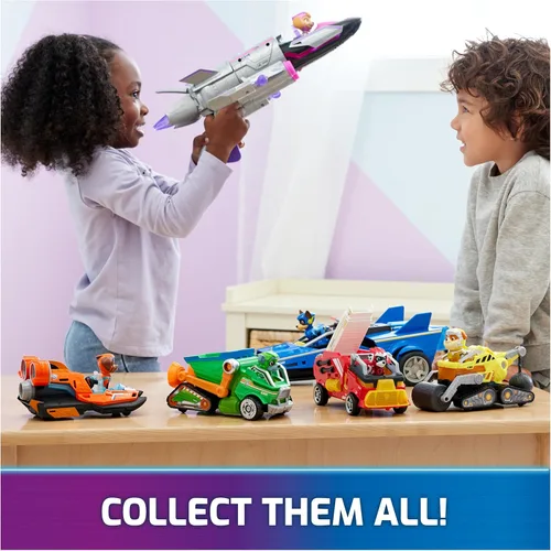 Miniatura 8 de Paw Patrol: The Mighty Movie, juguete de camión de bomberos con figura de acción Marshall Mighty Pups, luces y sonidos, juguetes para niños y niñas