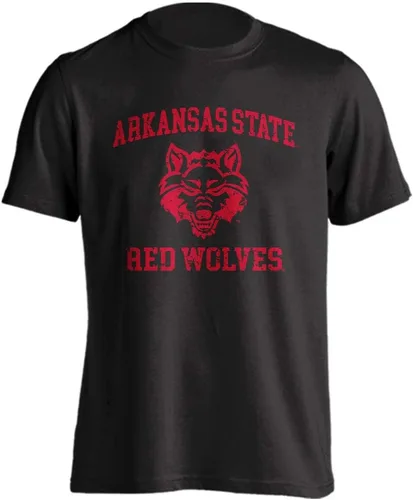 Miniatura 87 de Sport Your Gear NCAA Camiseta de manga corta retro con licencia oficial de aspecto desgastado para el día del juego, camiseta de espíritu deportivo