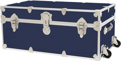 Miniatura 20 de Rhino Trunk & Case Maletero grande clásico, 32 x 18 x 14 pulgadas, capacidad de más de 1500 libras, muchos colores, tapa de cierre suave. Fuerte