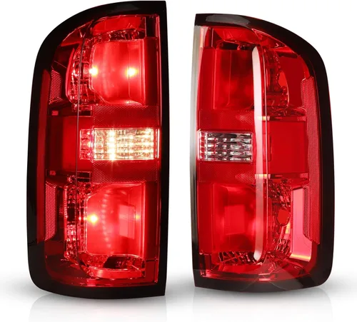 Miniatura 9 de Luz trasera para Chevy Colorado 2015-2022, lente roja, luces traseras estilo OEM, repuesto para 15-22, Colorado, 1 par 1 juego