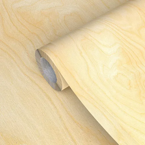 Miniatura 40 de GSCIT Club - Bandas de borde de chapa de roble, rollo de 1 pulgada x 25 pies, prepegadas, flexibles, bandas de cinta de madera real para reparación