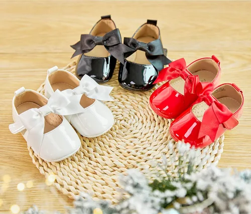 Miniatura 75 de Felix & Flora Zapatos de bebé de suela suave - Zapatos de bebé para caminar, mocasines, suela de goma, zapatos de cuna