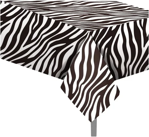 Miniatura 57 de 1 paquete de mantel de plástico con diseño de bandera americana del 4 de julio para fiesta, 54 x 87 pulgadas de largo, mantel rectangular para bufé