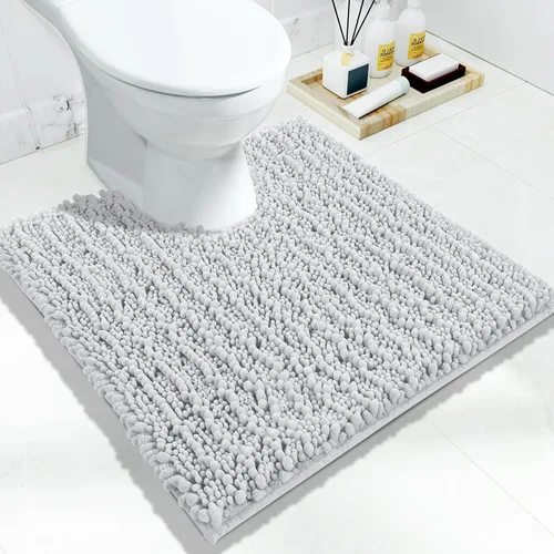Miniatura 97 de Yimobra Alfombras de Baño Antideslizantes Lavables - Alfombra de Baño de Chenilla Ultra Suave Absorbente, Alfombra Peluda de Secado Rápido para Negro