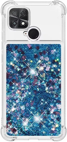 Miniatura 24 de Glitter Sparkle Moving Quicksand Flowing Cover para Xiaomi Redmi Note 10S Bling Liquid Clear Star Heart Silicona Bumper Funda transparente de goma a