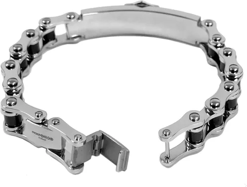 Miniatura 2 de Harley-Davidson HSB0071-75 - Pulsera de identificación para bicicleta para hombre acero inoxidable