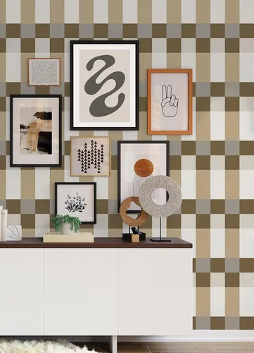 Miniatura 3 de RoomMates Emily Rayna Neutral Framework - Papel pintado para despegar y pegar, RMK12735PLW