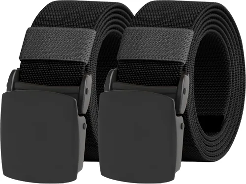 Miniatura 10 de UNGGJKB Men's Tactical Belt, Nylon Casual Elastic Belt, Work Belt That Can Be Cut And Adjusted