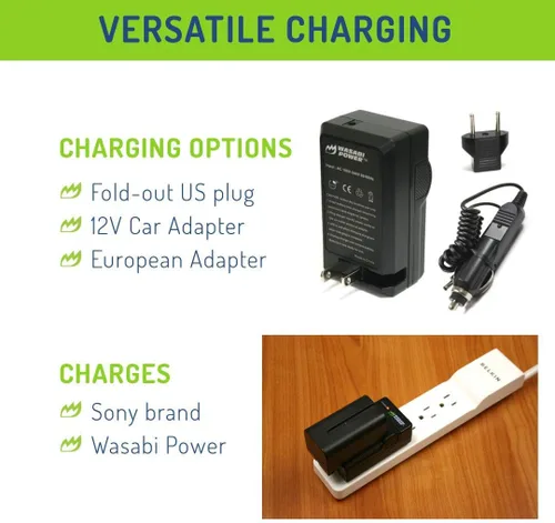 Miniatura 5 de Wasabi Power Batería para Sony NP-F730, NP-F750, NP-F760, NP-F770 (4900mAh) y Sony DCR-VX2100, DSR-PD150, DSR-PD170, FDR-AX1, HDR-AX2000, HDR-FX1