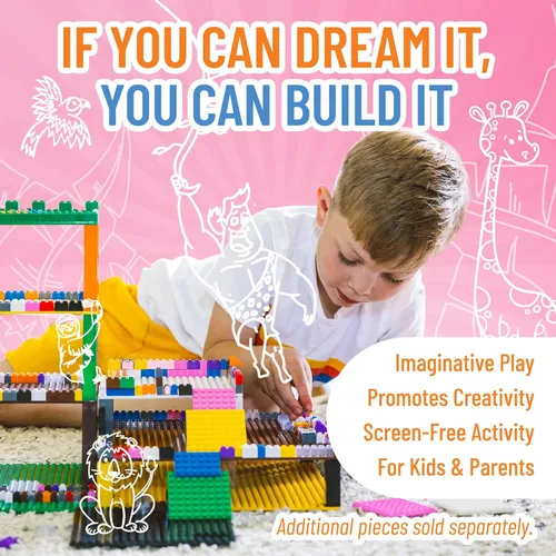 Miniatura 5 de Strictly Briks - Classic Briks - Kit de iniciación de construcción 100 % compatible con todas las principales marcas de bloques
