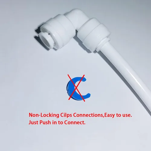 Miniatura 3 de MALIDA Adaptador de rosca hembra de conector rápido codo y combinación recta, rosca de 1/2 pulgada x tubo de 1/4 pulgadas OD Push to Connect